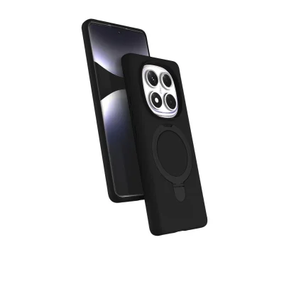 BUĞZ Xiaomi Redmi Note 14 Pro 5g Regal Magsafe Standlı Kapak - Siyah