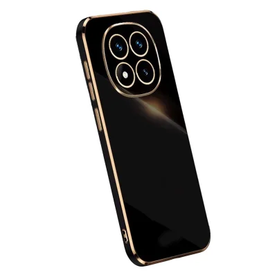 BUĞZ Xiaomi Redmi Note 14 Pro Plus Kılıf Volet Silikon - Siyah