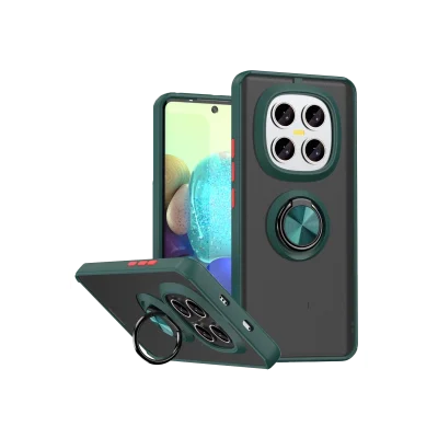 BUĞZ Xiaomi Redmi Note 15 4g Montreal Yüzüklü Silikon Kapak - Yeşil