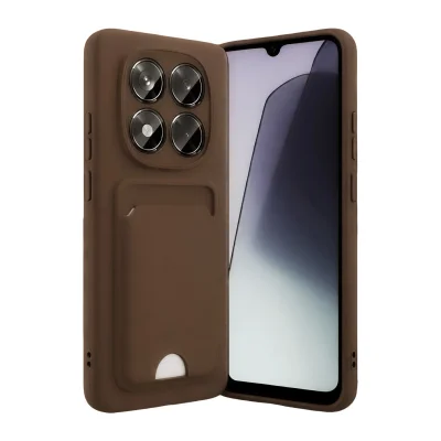 BUĞZ Xiaomi Redmi Note 15 Pro 4g Kelvin Kartvizitli Silikon - Kahverengi