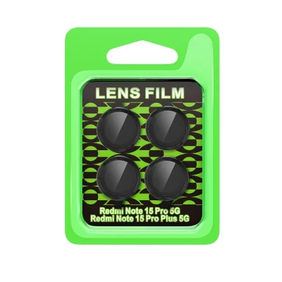 BUĞZ Xiaomi Redmi Note 15 Pro 5g Raze Metal Kamera Lens - Siyah