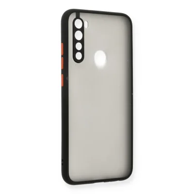 BUĞZ Xiaomi Redmi Note 8 Kılıf Montreal Silikon Kapak - Siyah