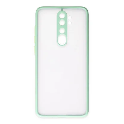 BUĞZ Xiaomi Redmi Note 8 Pro Kılıf Montreal Silikon Kapak - Turkuaz