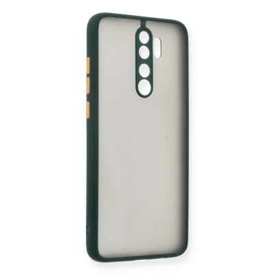 BUĞZ Xiaomi Redmi Note 8 Pro Kılıf Montreal Silikon Kapak - Yeşil
