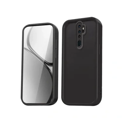 BUĞZ Xiaomi Redmi Note 8 Pro Kılıf Viera Silikon - Siyah