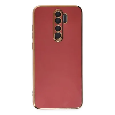 BUĞZ Xiaomi Redmi Note 8 Pro Kılıf Volet Silikon - Kırmızı