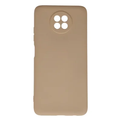 BUĞZ Xiaomi Redmi Note 9 5g Kılıf Nano İçi Kadife Silikon - Bej