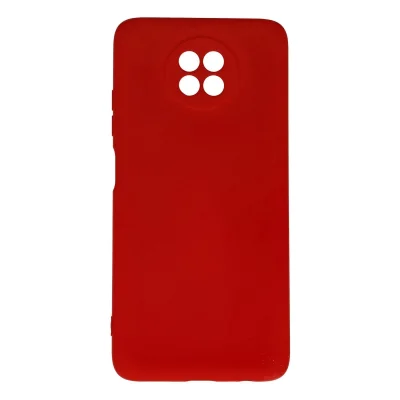 BUĞZ Xiaomi Redmi Note 9 5g Kılıf Nano İçi Kadife Silikon - Kırmızı