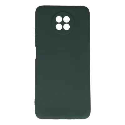 BUĞZ Xiaomi Redmi Note 9 5g Kılıf Nano İçi Kadife Silikon - Koyu Yeşil