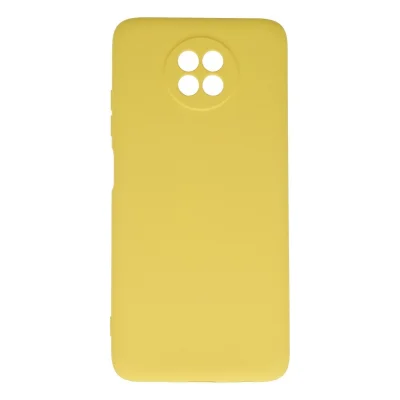 BUĞZ Xiaomi Redmi Note 9 5g Kılıf Nano İçi Kadife Silikon - Sarı