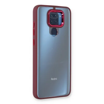 BUĞZ Xiaomi Redmi Note 9 Kılıf Dora Kapak - Kırmızı