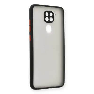 BUĞZ Xiaomi Redmi Note 9 Kılıf Montreal Silikon Kapak - Siyah