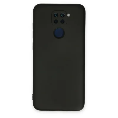 BUĞZ Xiaomi Redmi Note 9 Kılıf Nano İçi Kadife Silikon - Siyah