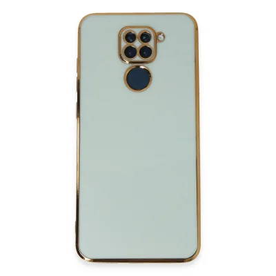 BUĞZ Xiaomi Redmi Note 9 Kılıf Volet Silikon - Açık Yeşil