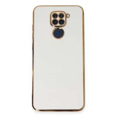 BUĞZ Xiaomi Redmi Note 9 Kılıf Volet Silikon - Beyaz