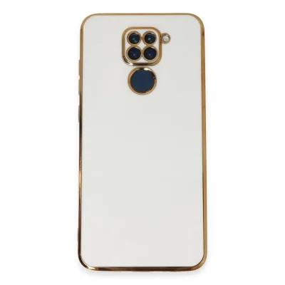 BUĞZ Xiaomi Redmi Note 9 Kılıf Volet Silikon - Beyaz