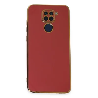 BUĞZ Xiaomi Redmi Note 9 Kılıf Volet Silikon - Kırmızı