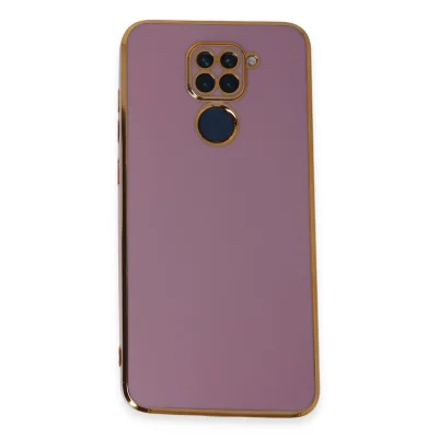 BUĞZ Xiaomi Redmi Note 9 Kılıf Volet Silikon - Mor