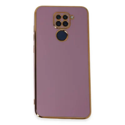 BUĞZ Xiaomi Redmi Note 9 Kılıf Volet Silikon - Mor