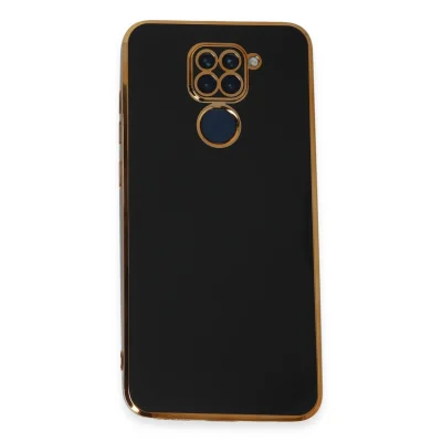 BUĞZ Xiaomi Redmi Note 9 Kılıf Volet Silikon - Siyah