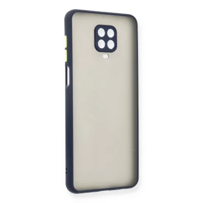 BUĞZ Xiaomi Redmi Note 9 Pro Kılıf Montreal Silikon Kapak - Lacivert
