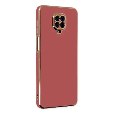 BUĞZ Xiaomi Redmi Note 9 Pro Kılıf Volet Silikon - Kırmızı