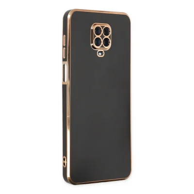 BUĞZ Xiaomi Redmi Note 9 Pro Kılıf Volet Silikon - Siyah