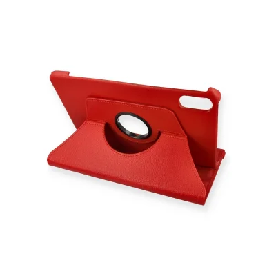 BUĞZ Xiaomi Redmi Pad 2 Kılıf 360 Tablet Deri Kılıf - Kırmızı