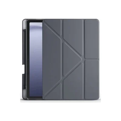 BUĞZ Xiaomi Redmi Pad Pro 12.1 Kılıf Kalemlikli Mars Tablet Kılıfı - Koyu Gri