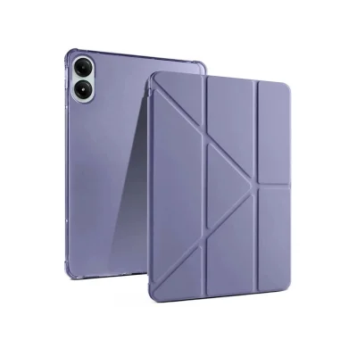 BUĞZ Xiaomi Redmi Pad Pro 12.1 Kılıf Kalemlikli Mars Tablet Kılıfı - Lavender