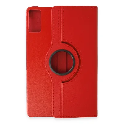 BUĞZ Xiaomi Redmi Pad Se Kılıf 360 Tablet Deri Kılıf - Kırmızı
