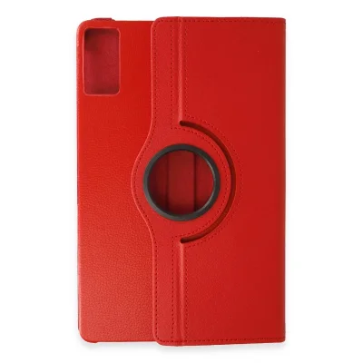 BUĞZ Xiaomi Redmi Pad Se Kılıf 360 Tablet Deri Kılıf - Kırmızı