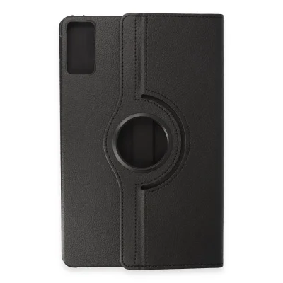 BUĞZ Xiaomi Redmi Pad Se Kılıf 360 Tablet Deri Kılıf - Siyah