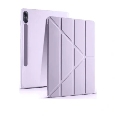 BUĞZ Xiaomi Redmi Pad Se Kılıf Kalemlikli Mars Tablet Kılıfı - Lila