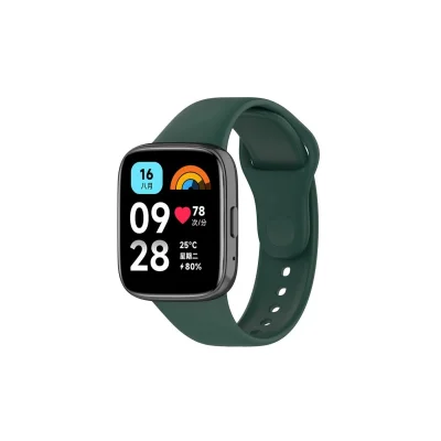 BUĞZ Xiaomi Redmi Watch 3 Active Klasik Kordon - Haki Yeşil