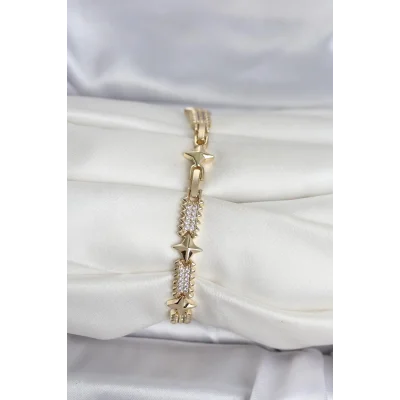 BUĞZ Xuping Kutup Yıldızlı Gold Renk Kadın Bileklik - BUĞZ