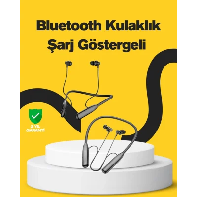 BUĞZ Y12 Bluetooth Boyun Bantlı Kulaklık – 100 Saat Pil, Bluetooth 5.3, Dokunmatik Kontrol