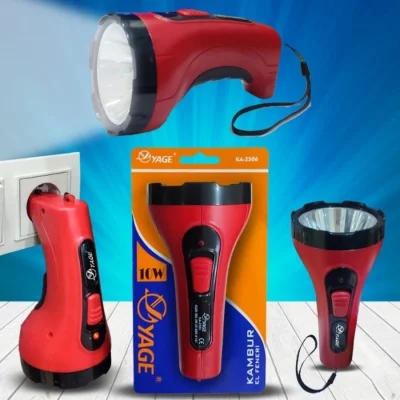 BUĞZ Yage  Ka-2506 10w 2 Mod Aydınlatmalı Projektör Şarjlı Kambur Fener