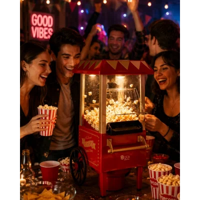 BUĞZ Yağsız Popcorn Makinesi Hızlı Sıcak Hava Mısır Patlatıcı Ev Tipi Kullanım