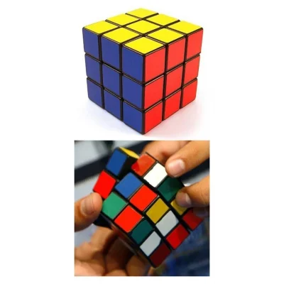 BUĞZ Yapboz Küp Puzzle Zeka Küpü Çocuk Gelişim Eğitici Zeka Oyunu Rubik