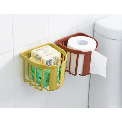 BUĞZ Yapışkanlı Çok Fonksiyonlu Banyo Organizeri Beyaz