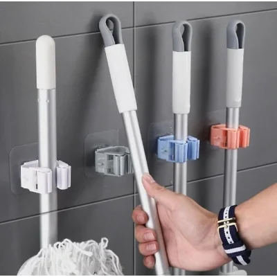 BUĞZ Yapışkanlı Mop Tutucu Seti 4 Adet