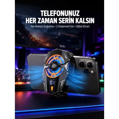 BUĞZ Yarı İletken Cep Telefonu Radyatörü 2 Hız Kademeli Dijital Ekranlı