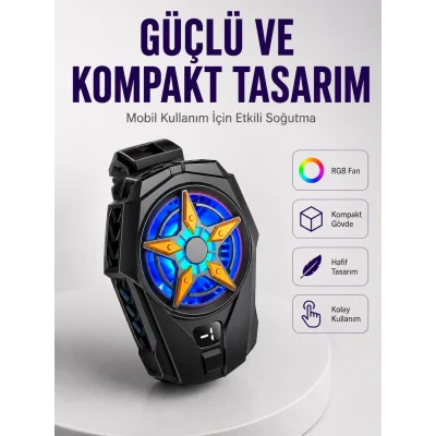 BUĞZ Yarı İletken Çipli Güçlü Telefon Soğutma Aleti Yeni Nesil