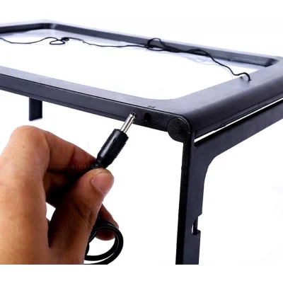 BUĞZ Yaşlılar İçin A4 Boyutu Masa Tipi Işıklı Okuma Büyüteç Th275205b - BUĞZ