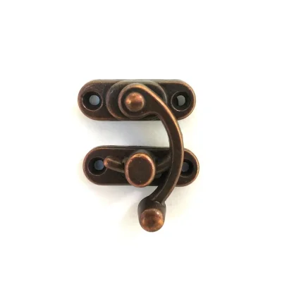 BUĞZ Eco Lounge Yay Gözü, Ahşap Kutu Klipsi - Büyük 37x45 mm, Antik, 1 Adet