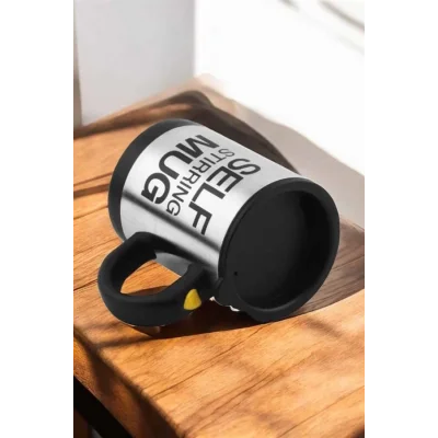  Yazılı Kupa Kendi Kendini Karıştıran Mikser Kupa Termos Bardak