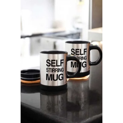  Yazılı Mug Kupa Karıştırıcı Özelliği Ve Paslanmaz Çelik