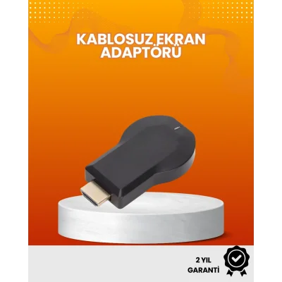 BUĞZ Yazılım Gerektirmeyen Kablosuz Mirroring Adaptörü – 1080p HD Görüntü Kalitesi