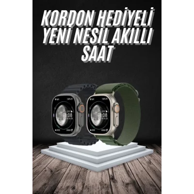  Yeni Nesil Akıllı Kol Saati Nabız Ölçer GPS Uyumlu 49 MM Kasa